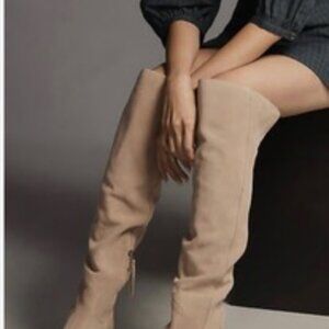 Sam Edelman Women's Julee Over-The-Knee suede cowboy boots - NWOT